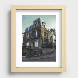 house on the corner  Recessed Framed Print