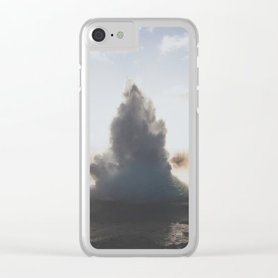 Geysir, Iceland Clear iPhone Case