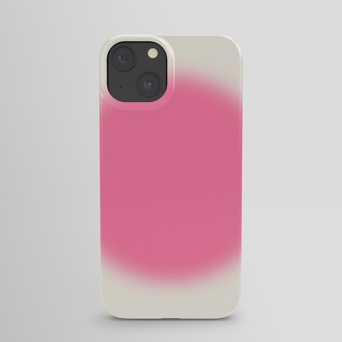 Abstraction_GEOMETRIC_PINK_CHERRY_BLOSSOM_POP_ART_0602B iPhone Case