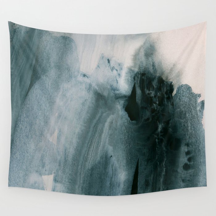greyish brush strokes Wall Tapestry by Iris Lehnhardt | Society6