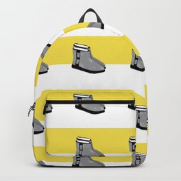 Uggs are life on white and yellow stripes Backpack | Color, Summer, Colour, Girl, Ugg, White, Ultimategray, Starbucks, Illuminating, Stripes 