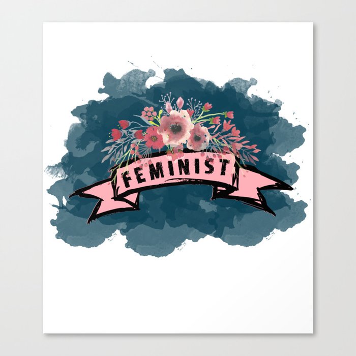 Feminist Banner Canvas Print