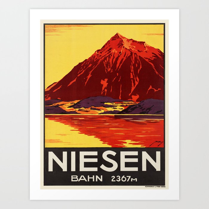 Vintage poster - Switzerland Art Print