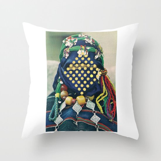 Dotted Tribe Throw Pillow