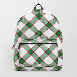 Abstract Farmhouse Style Gingham Check II Backpack