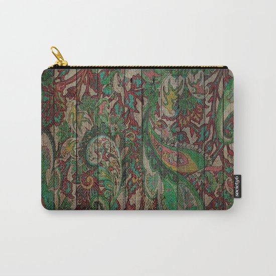 Kashmir on Wood 05 Carry-All Pouch