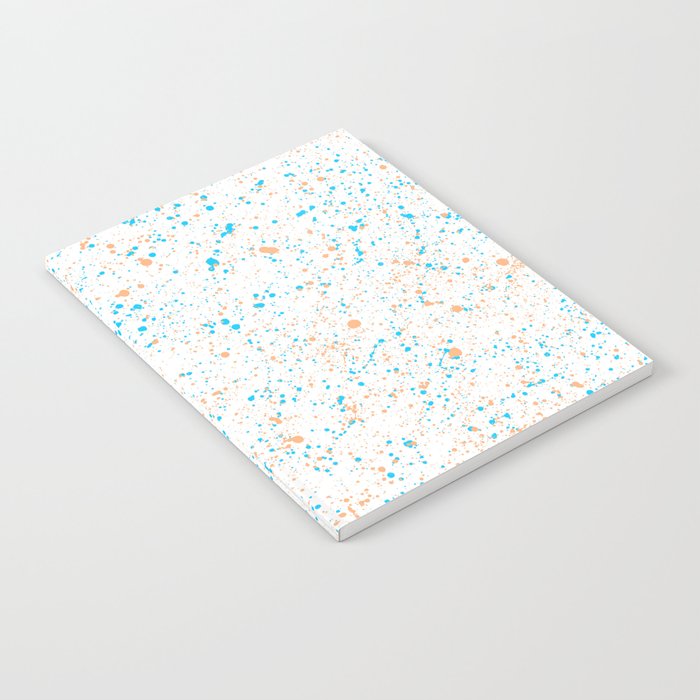 Splatter - Orange Blue Colorway Notebook