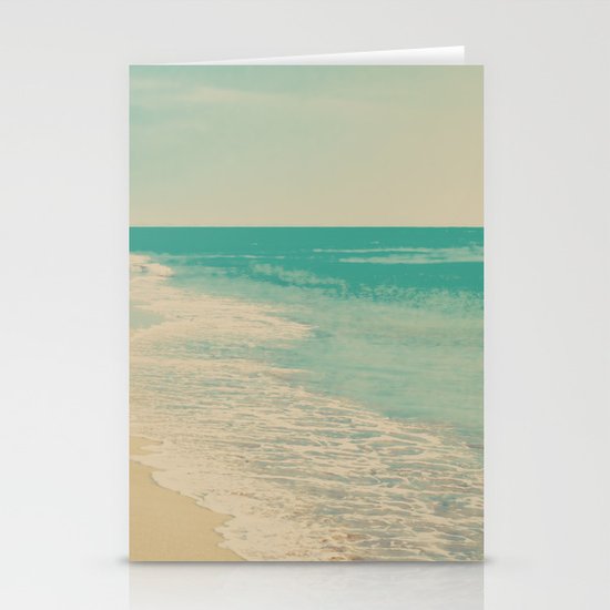 Love Comes In Sea Waves Stationery Cards