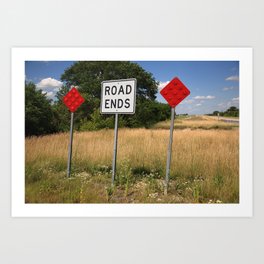 Route 66 - End of the Road 2012 Art Print
