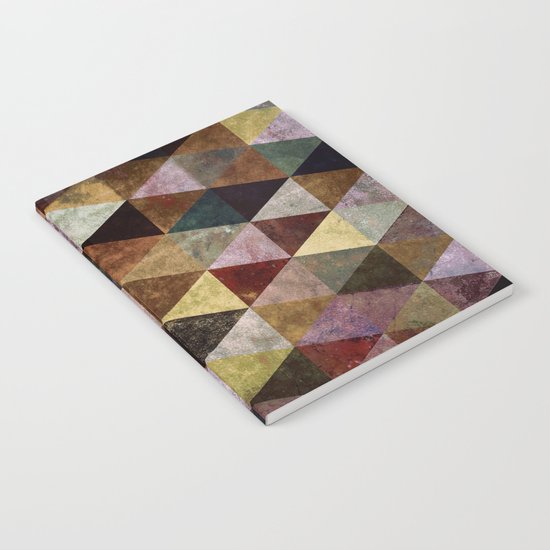 Abstract #399 Peat Bog Grunge Notebook