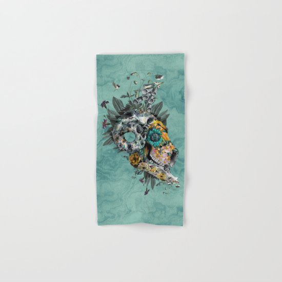 Animal Skull Hand & Bath Towel