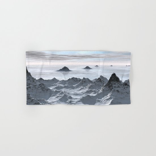 Frozen Arctic Sea Hand & Bath Towel