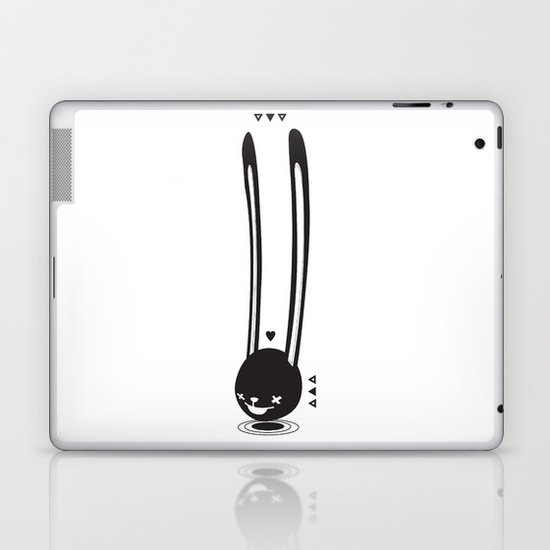 I CAN HEAR YOU ! - LONG EAR BUNNY Laptop & iPad Skin