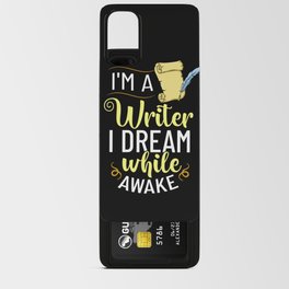 Book Author Writer Beginner Quotes Android Card Case