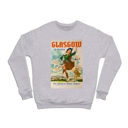 Vintage poster - Glasgow Crewneck Sweatshirt