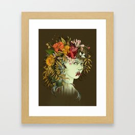 Persephone, goddess of Spring Framed Art Print