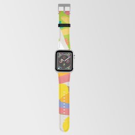 Easy Peasy Lemon Squeezy | Pastel Colorful Bohemian Illustration | Shoes Sneakers Fashion Apple Watch Band