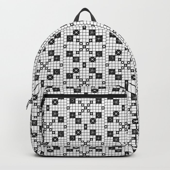 Midcentury Crossword Puzzle Backpack by WickedRefined Studio Society6