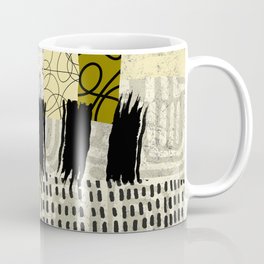 Textured Urban Abstract Collage Coffee Mug