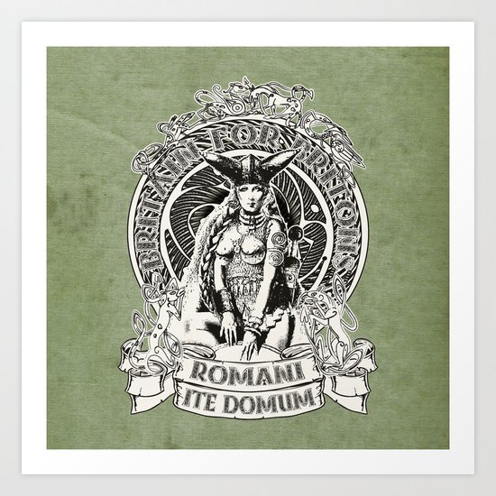 Boudicca: Original Nationalist Art Print