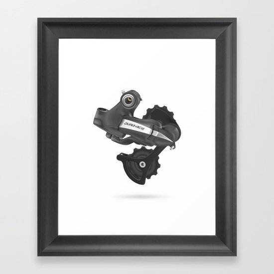 DuraAce Di2 Rear Derailleur Framed Art Print