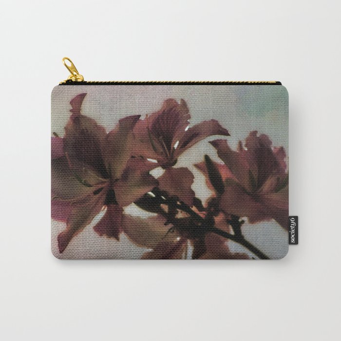 Watercolor Lilies in Pastels Carry-All Pouch