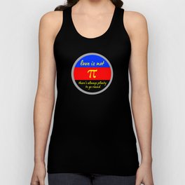 Polyamory, Love is not pie Unisex Tank Top