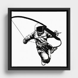 Astro Archer Framed Canvas