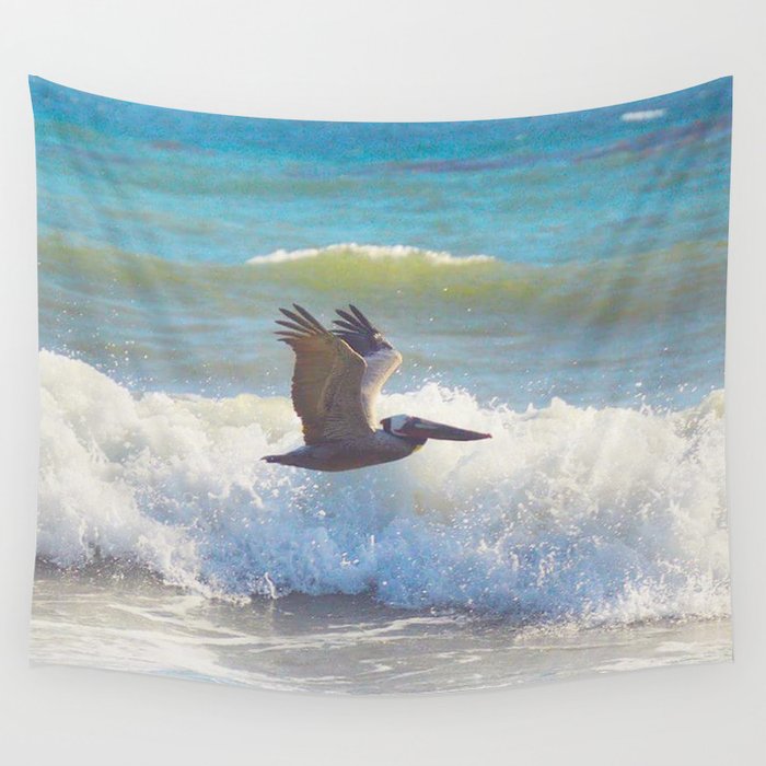 Pacific Pelican Wall Tapestry