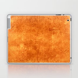 Orange Background Pattern Design Laptop Skin