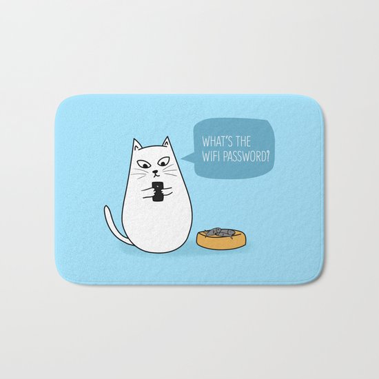Wifi Cat Bath Mat