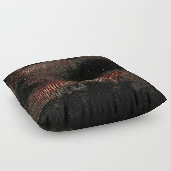 Dark Halftone Floor Pillow