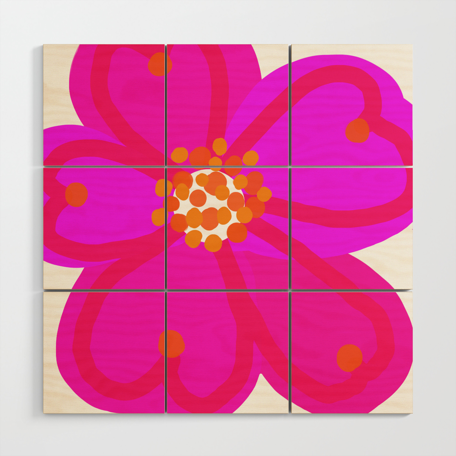 Cheery Cherry Wood Wall Art By Annakarindesign Society6