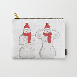 Flex Muscle Snowman Carry-All Pouch