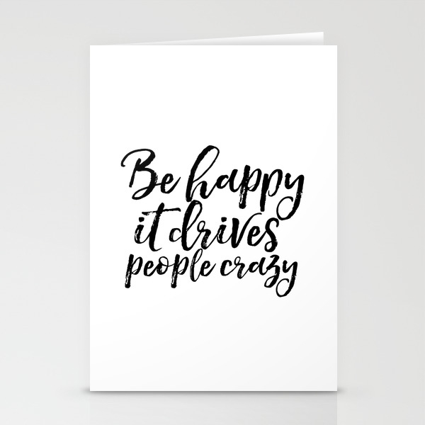 Good Vibes Only Positive Print Inspirational Poster Quotes About Happiness Happiness Day Positive Stationery Cards By Milos955 Society6