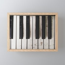 Piano Keys Framed Mini Art Print