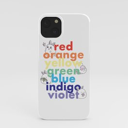 Colors of the rainbow iPhone Case
