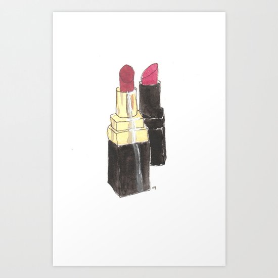 My lippies Art Print