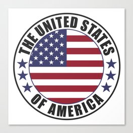 The United States of America - USA Canvas Print