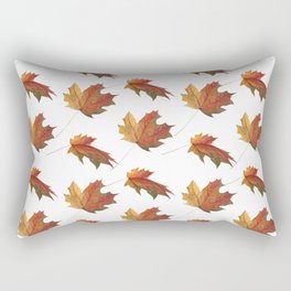 Maple Leaf Pattern Rectangular Pillow