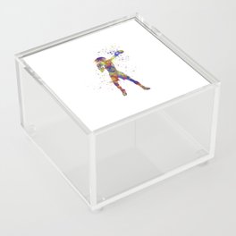 watercolor boxer Acrylic Box
