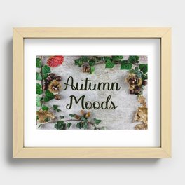 Autumn mood wall art Recessed Framed Print