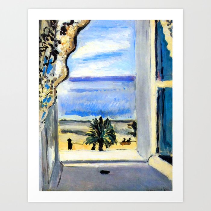 Henri Matisse Open Window at Nice Art Print
