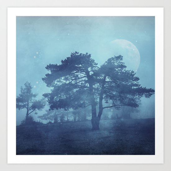 Mystic tree Art Print