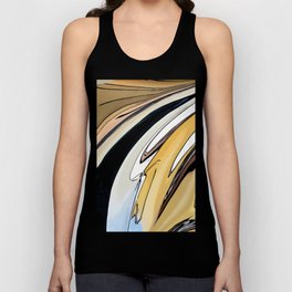 Peaceful Browns Abstract  Tank Top