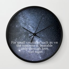 Carl Sagan and the Milky Way Wall Clock