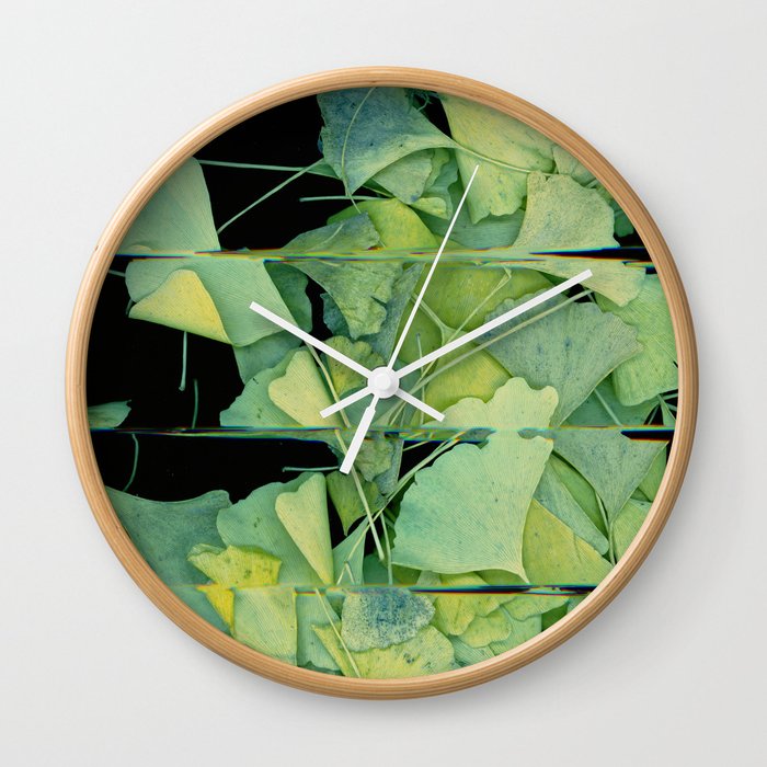 Ginkgo Wall Clock