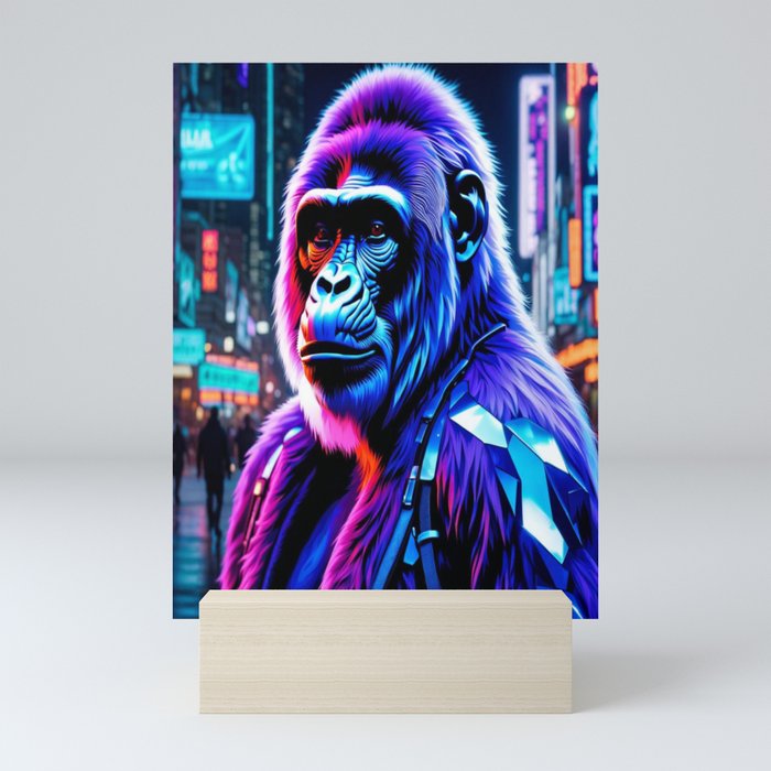 Majestic translucent Ape No.1 Mini Art Print