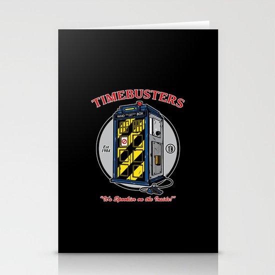 Timebusters Stationery Cards