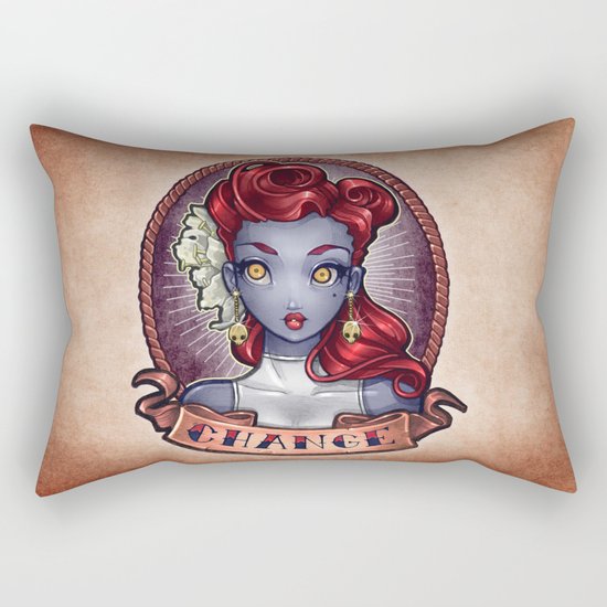 CHANGE pinup Rectangular Pillow
